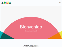 Tablet Screenshot of apna.es